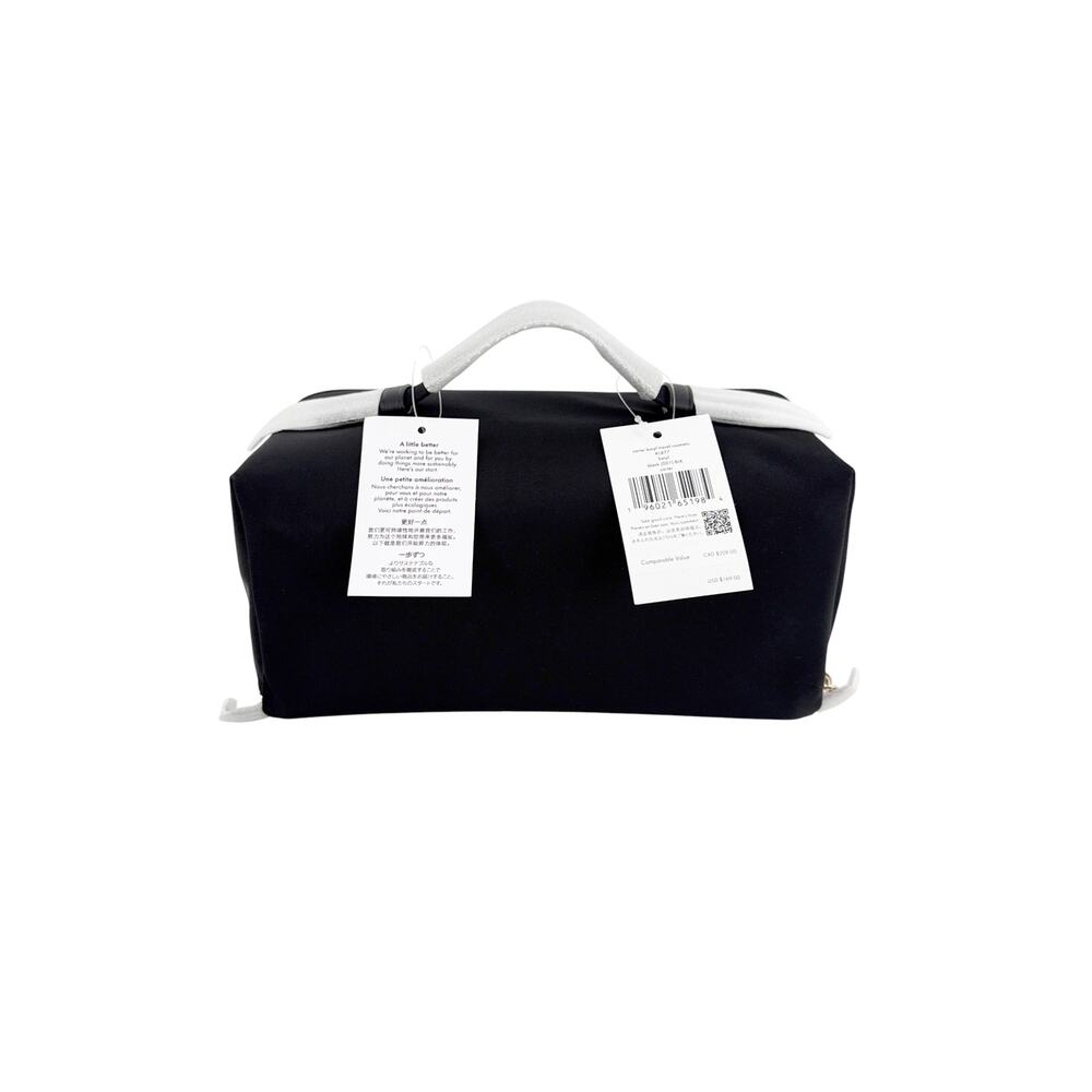 KATE SPADE New York Carter Nylon Travel Cosmetic Pouch in Black - Picture 3 of 11